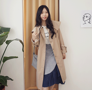 lovely collar trench(품절)